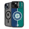 MLB Seattle Mariners Split iPhone 14 Kickstand Case